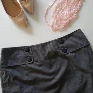 Apt 9 gray business skirt